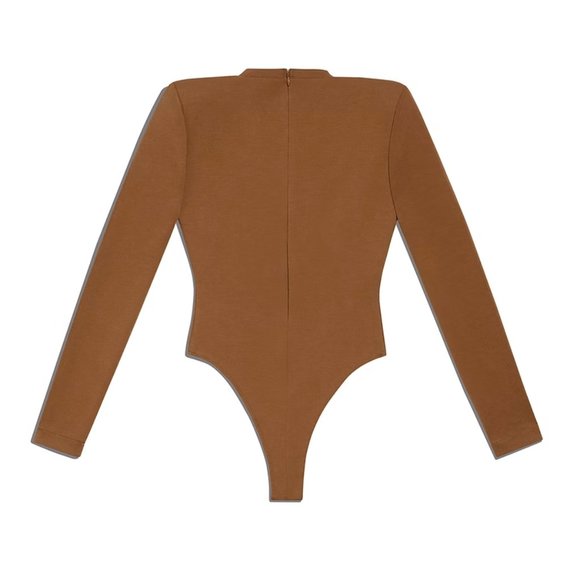 IVY PARK Brown Long Sleeve Bodysuit - Picture 8 of 9